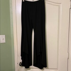 Chic Black Wide-Leg Women's Pants